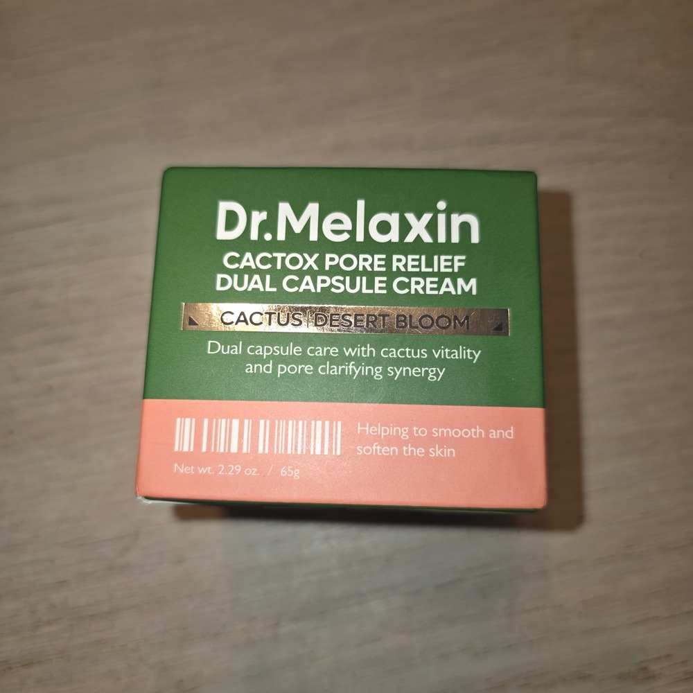 Dr.Melaxin Cactox Pore Relief Dual Capsule Cream Cactus Desert Bloom 2.29oz 65g